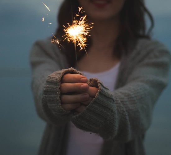 light-person-woman-fire